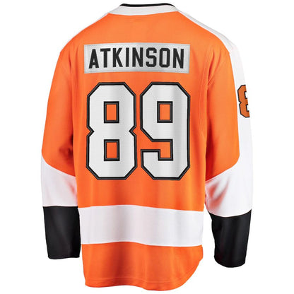 P.Flyers #89 Cam Atkinson Fanatics Branded Breakaway Player Jersey  Orange Stitched American Hockey Jerseys CustomName