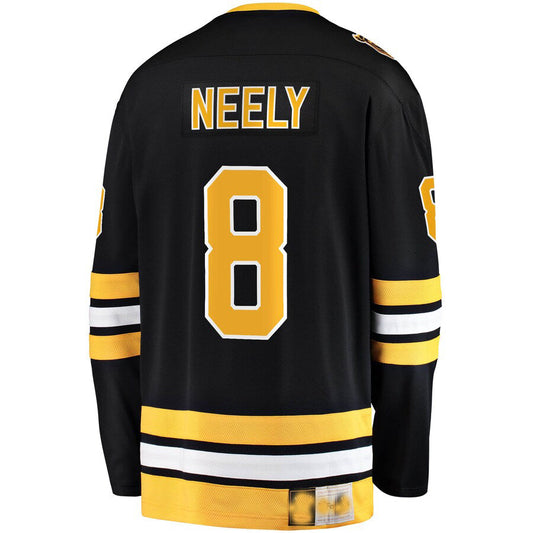 B.Bruins #8 Cam Neely Fanatics Branded Premier Breakaway Retired Player Jersey Black Stitched American Hockey Jerseys CustomName