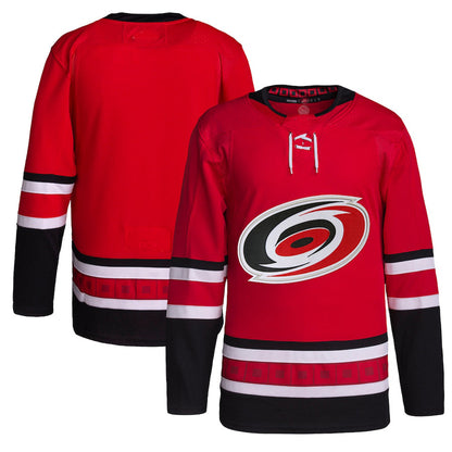 C.Hurricanes Home Primegreen Authentic Pro Jersey Red Stitched American Hockey Jerseys CustomName