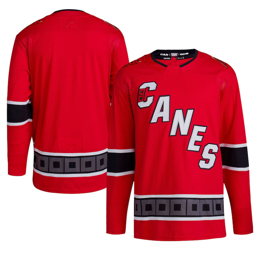 C.Hurricanes  Reverse Retro 2.0 Authentic Blank Jersey  Red Stitched American Hockey Jerseys CustomName