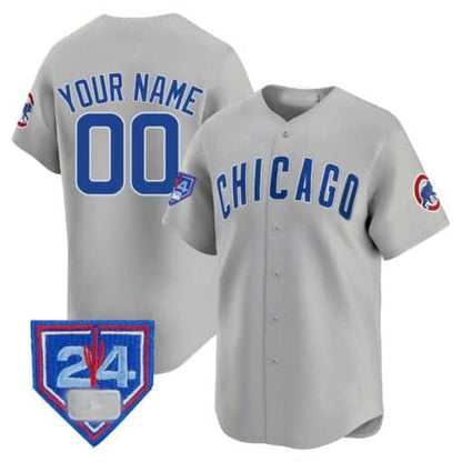 Custom Chicago Cubs 2024 Spring Training Patch Vapor Premier Limited V2¨C All Stitched Baseball Jersey
