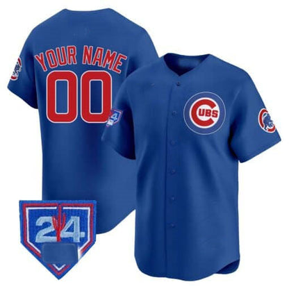Custom Chicago Cubs 2024 Spring Training Patch Vapor Premier Limited V2¨C All Stitched Baseball Jersey