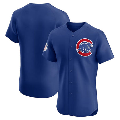 Chicago Cubs Alternate Vapor Premier Elite Patch Jersey - Royal Stitched Baseball Jersey