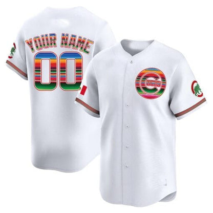 Custom Chicago Cubs Mexico Vapor Premier Limited¨C All Stitched Baseball Jersey