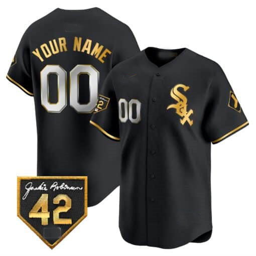 Custom Chicago White Sox 2024 Jackie Robinson Patch Vapor Premier Limited¨C All Stitched Baseball Jersey