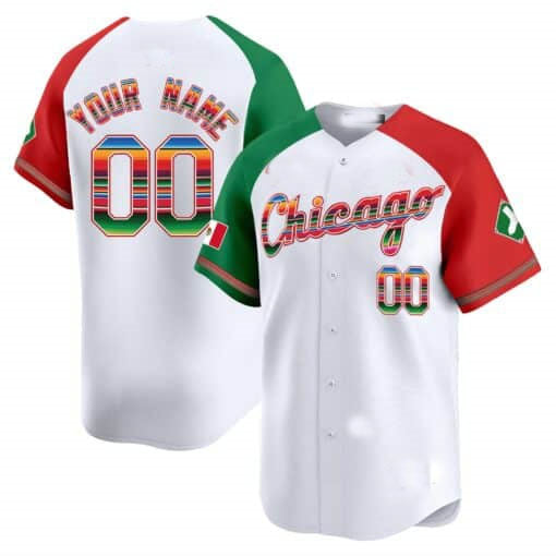 Custom Chicago White Sox Mexico Vapor Premier Limited V3 ¨C All Stitched Baseball Jersey
