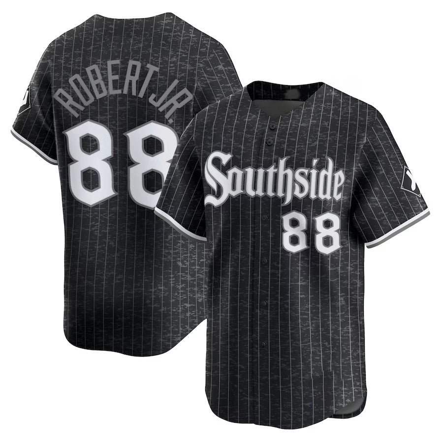 Chicago White Sox #88 Luis Robert Jr. City Connect Limited Jersey - Black Stitched Baseball Jersey