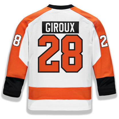 P.Flyers #28 Claude Giroux Fanatics Branded Replica Player Jersey White Stitched American Hockey Jerseys CustomName