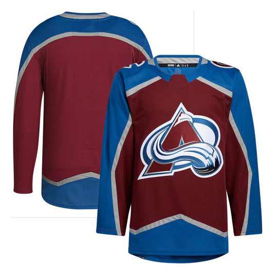 C.Avalanche Home Primegreen Authentic Pro Jersey Burgundy Stitched American Hockey Jerseys CustomName