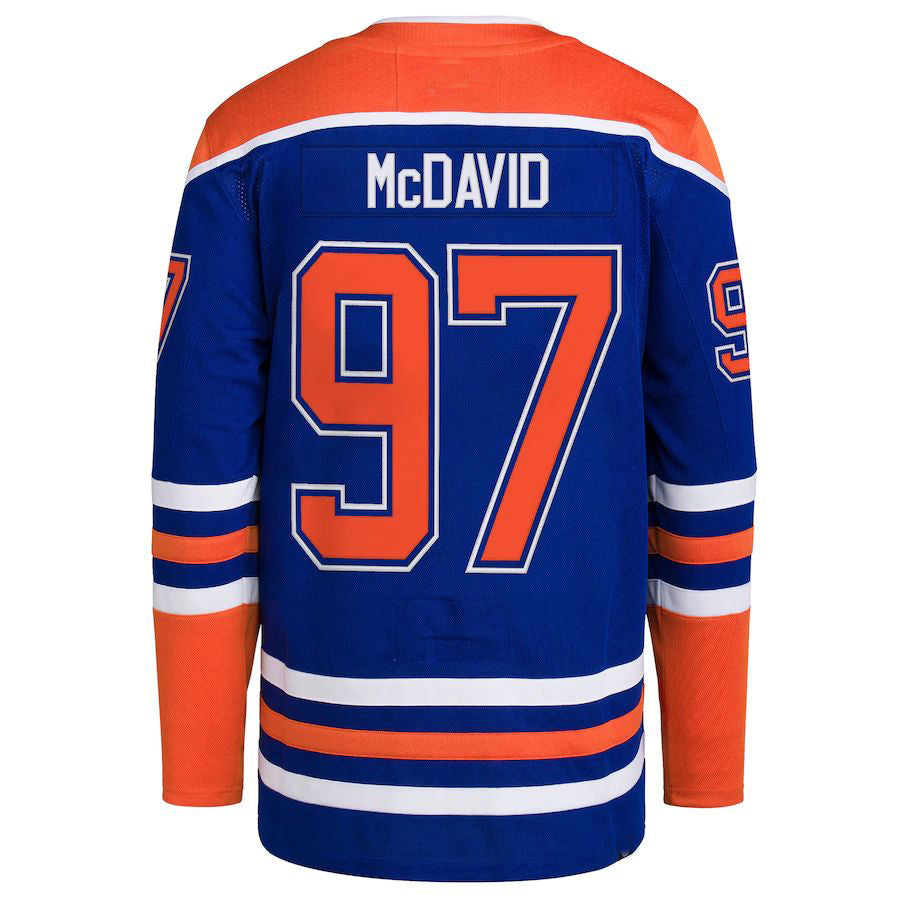 E.Oilers #97 Connor McDavid Home Primegreen Authentic Pro Player Jersey Royal Stitched American Hockey Jerseys CustomName