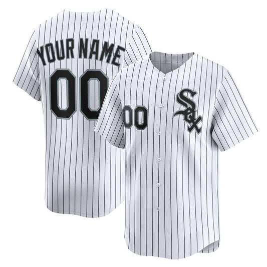 Custom Chicago White Sox Home Limited Jersey ¨C White Stitched Baseball Jersey