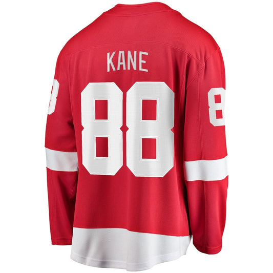 D.Red Wings #88 Patrick Kane Fanatics Home Breakaway Player Jersey - Red Stitched American Hockey Jerseys CustomName