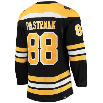 B.Bruins #88 David Pastrnak Home Primegreen Authentic Pro Player Jersey Black Stitched American Hockey Jerseys CustomName