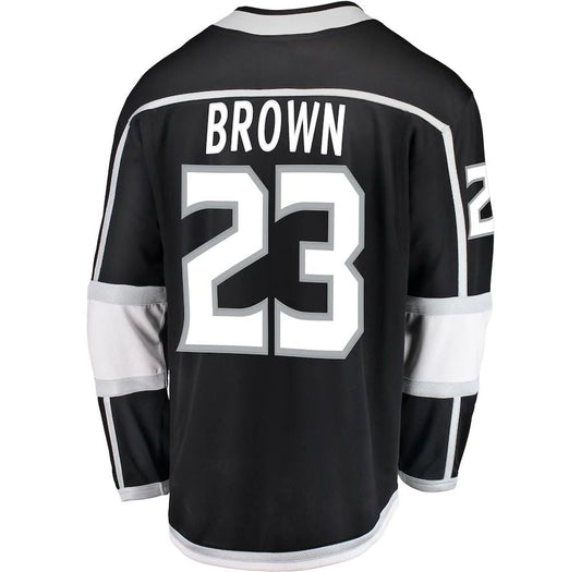 LA.Kings #23 Dustin Brown Fanatics Branded Breakaway Player Jersey  Black Stitched American Hockey Jerseys CustomName