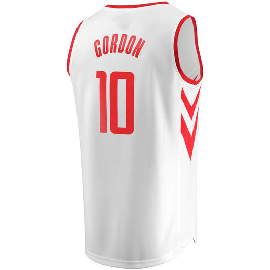 H.Rockets #10 Eric Gordon Fanatics Branded Fast Break Player Replica Jersey Association Edition White Stitched American Basketball Jersey