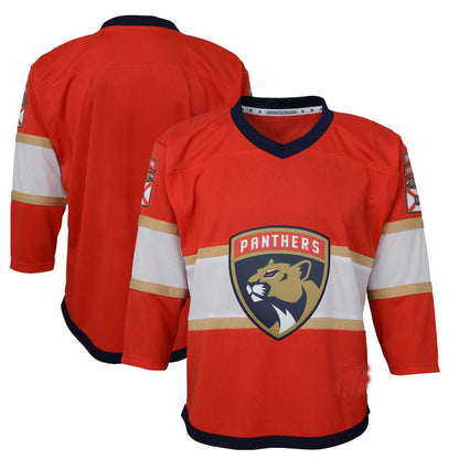 F.Panthers Preschool Home Replica Jersey Red Stitched American Hockey Jerseys CustomName