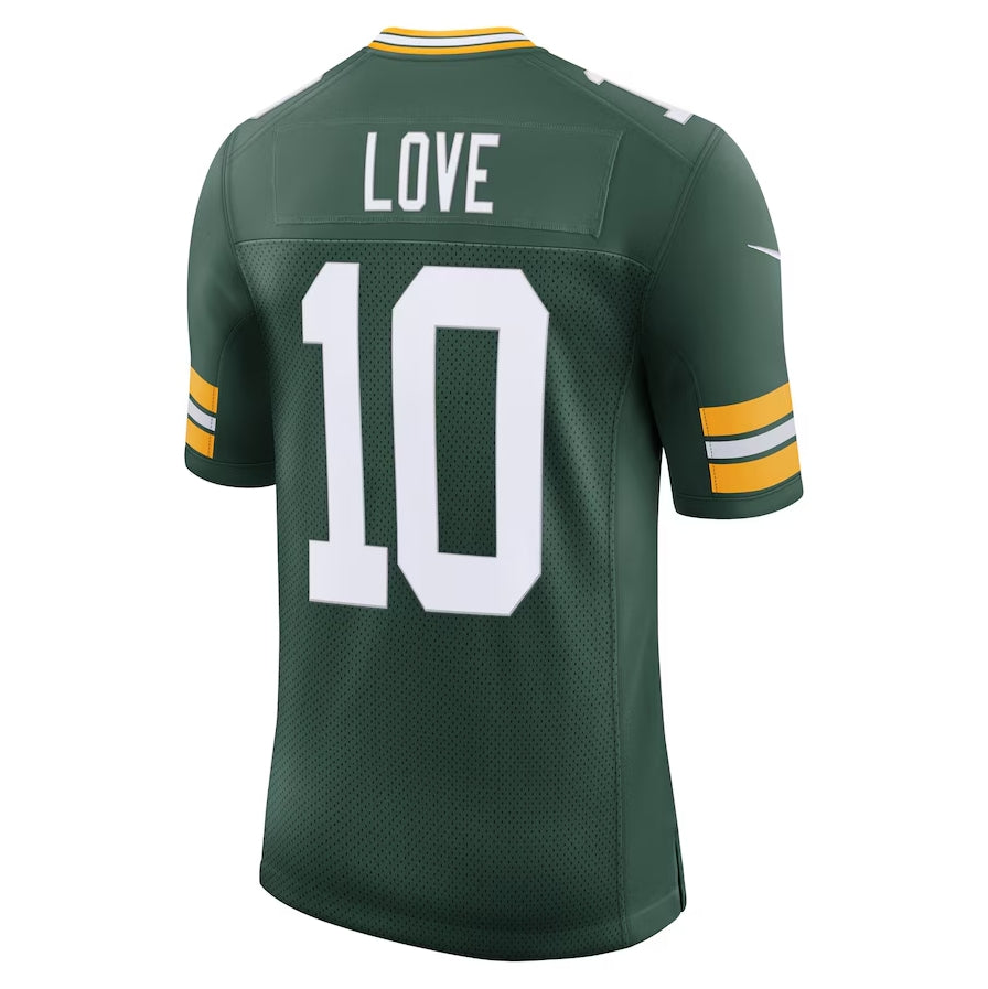 GB.Packers #10 Jordan Love Green Team Vapor Untouchable Limited Stitched American Football Jerseys