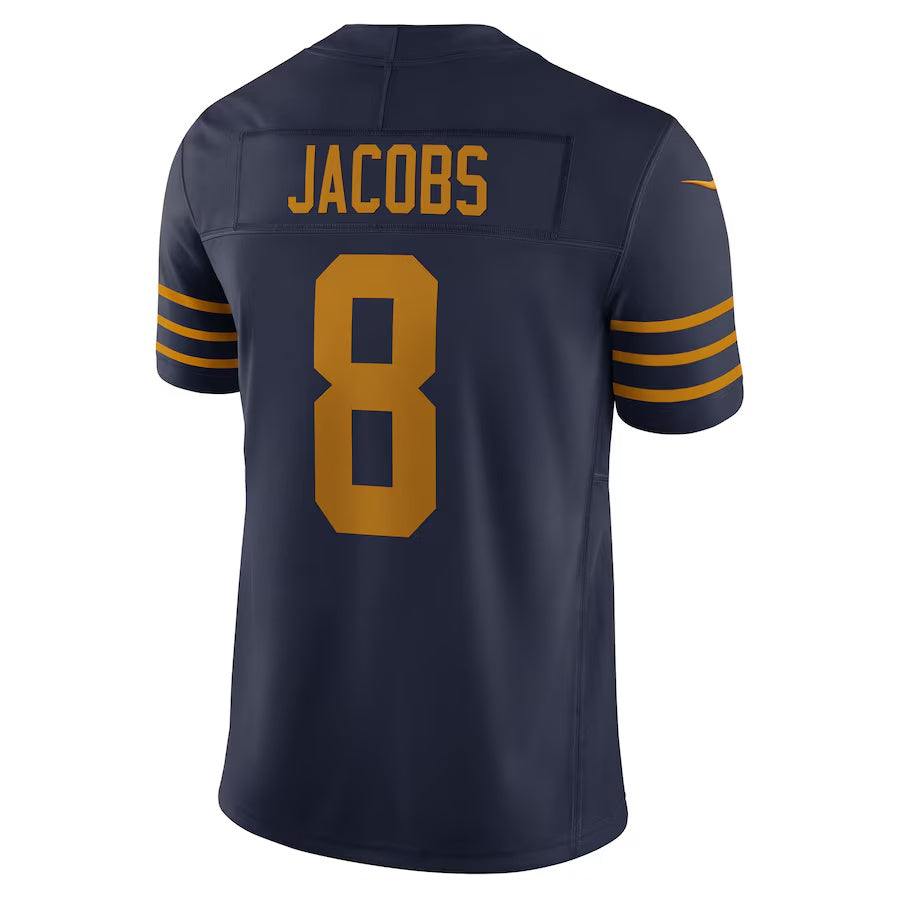 GB.Packers #8 Josh Jacobs Navy The 1923 Classic Vapor F.U.S.E. Limited American Football Jerseys