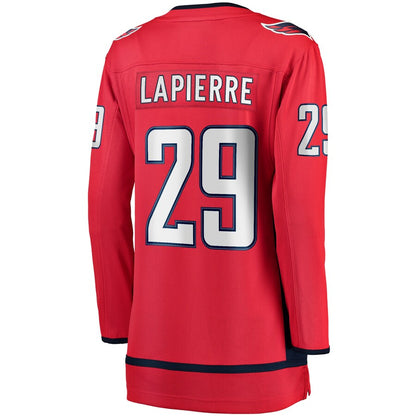 W.Capitals #29 Hendrix Lapierre Fanatics Branded Home Breakaway Player Jersey Red Stitched American Hockey Jerseys CustomName
