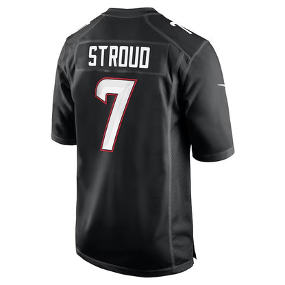 H.Texans #7 C.J. Stroud Carbon Black Fashion American Football Jerseys