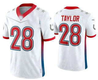 IN.Colts #28 Jonathan Taylor White 2022 Pro Bowl Vapor Untouchable Stitched Limited Jersey American Football Jerseys