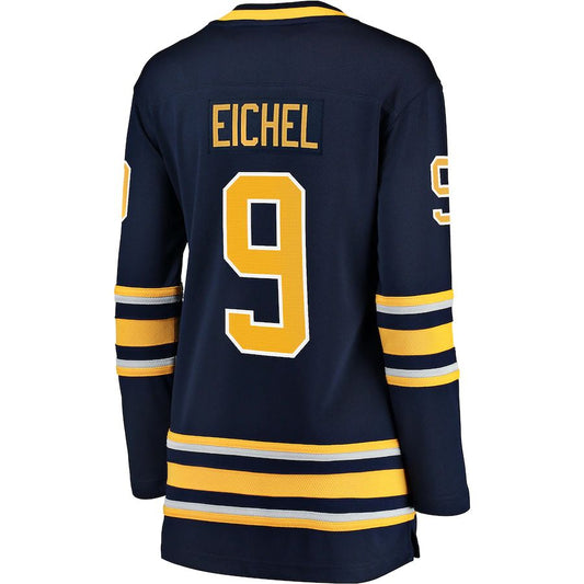 B.Sabres #9 Jack Eichel Fanatics Branded Home Premier Breakaway Player Jersey Navy Stitched American Hockey Jerseys CustomName