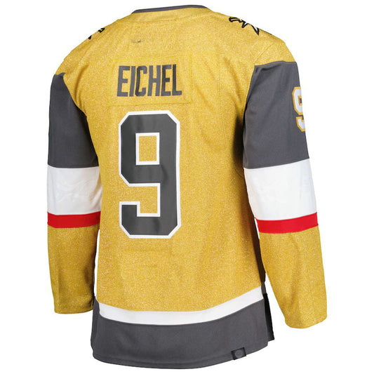 V.Golden Knights #9 Jack Eichel Primegreen Authentic Pro Alternate Player Jersey  Gold Stitched American Hockey Jerseys CustomName