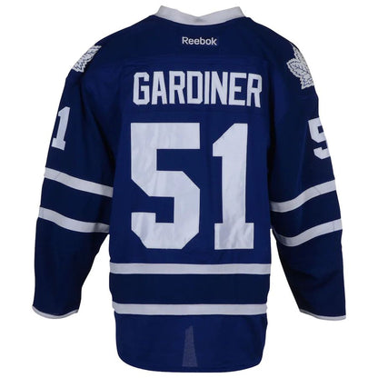 T.Maple Leafs #51 Jake Gardiner Fanatics Authentic Game-Used  from the 2015-16 Season Blue Stitched American Hockey Jerseys CustomName