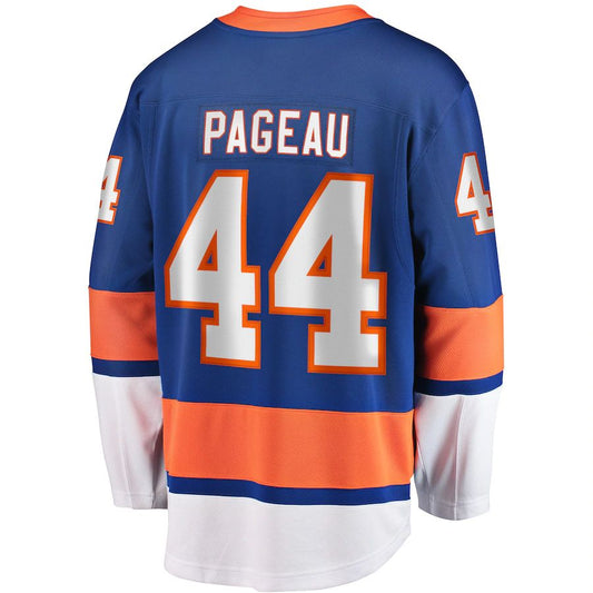 NY.Islanders #44 Jean-Gabriel Pageau Fanatics Branded Home Premier Breakaway Player Jersey Royal Stitched American Hockey Jerseys CustomName