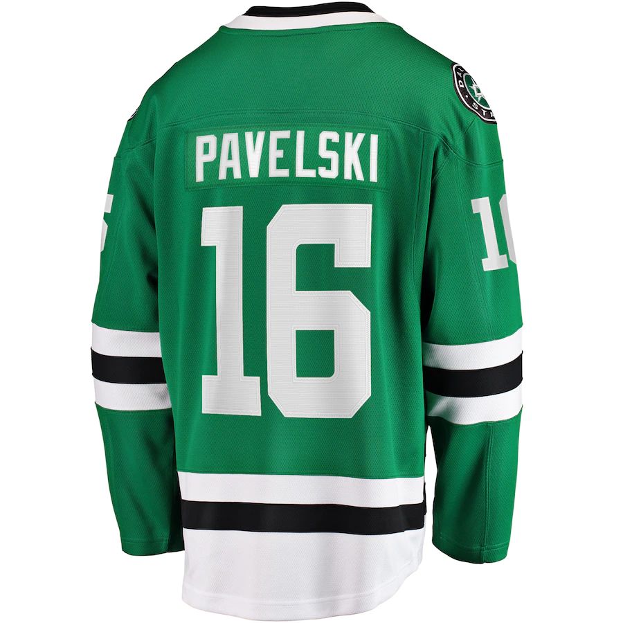 D.Stars #16 Joe Pavelski Fanatics Branded Breakaway Home Player Jersey  Kelly Green Stitched American Hockey Jerseys CustomName