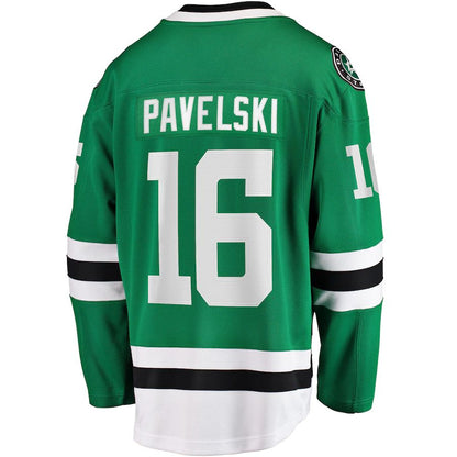 D.Stars #16 Joe Pavelski Fanatics Branded Breakaway Home Player Jersey  Kelly Green Stitched American Hockey Jerseys CustomName