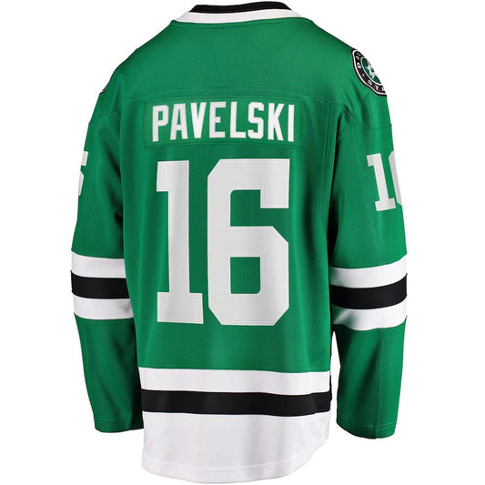 D.Stars #16 Joe Pavelski Fanatics Branded Breakaway Home Player Jersey  Kelly Green Stitched American Hockey Jerseys CustomName