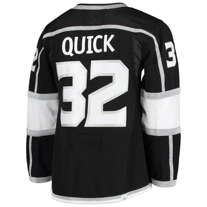 LA.Kings #32 Jonathan Quick Home Authentic Pro Player Jersey Black Stitched American Hockey Jerseys CustomName