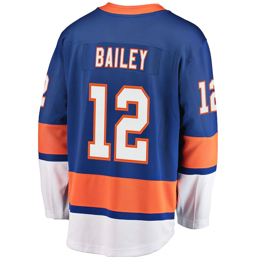NY.Islanders #12 Josh Bailey Fanatics Branded Breakaway Player Jersey Royal Stitched American Hockey Jerseys CustomName
