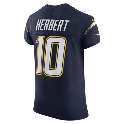 LA.Chargers #10 Justin Herbert Navy Alternate Super Chargers Vapor F.U.S.E. Elite American Football Jerseys