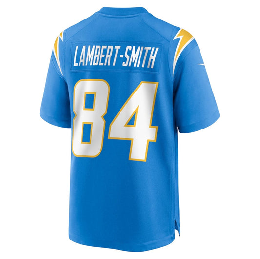 LA.Chargers #84 KeAndre Lambert-Smith Powder Blue Team Game Stitched American Football Jerseys
