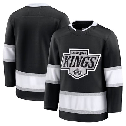 LA.Kings Fanatics Home Premium Jersey - Black Stitched American Hockey Jerseys CustomName