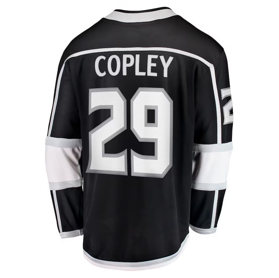 LA.Kings #29 Pheonix Copley Fanatics Home Breakaway Jersey - Black Stitched American Hockey Jerseys CustomName