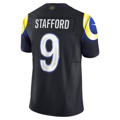 LA.Rams #9 Matthew Stafford 2025 Rivalries Collection Limited Jersey-CustomName - Midnight Blue Stitched American Football Jersey-CustomName
