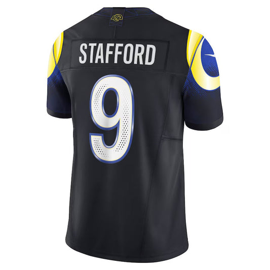LA.Rams #9 Matthew Stafford 2025 Rivalries Collection Limited Jersey-CustomName - Midnight Blue Stitched American Football Jersey-CustomName
