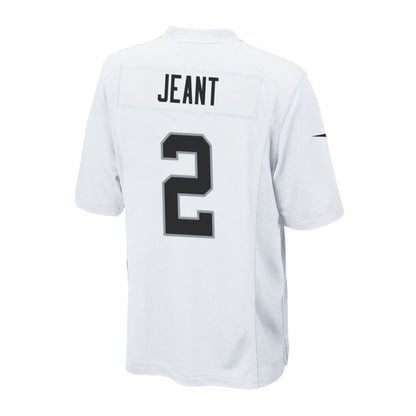 LV.Raiders #2 Ashton Jeanty White 2025 Draft First Round Pick Game Stitched American Football Jerseys