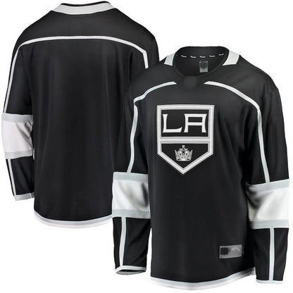 LA.Kings Fanatics Branded 2020-21 Home Breakaway Jersey Black Stitched American Hockey Jerseys CustomName