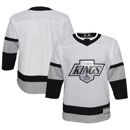 LA.Kings 2021-22 Alternate Premier Jersey White Stitched American Hockey Jerseys CustomName
