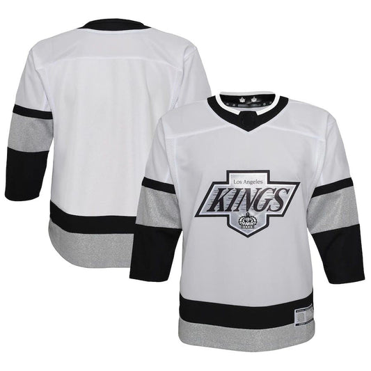 LA.Kings 2021-22 Alternate Premier Jersey White Stitched American Hockey Jerseys CustomName