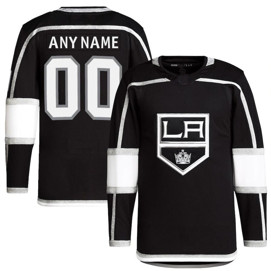 Custom LA.Kings Home Primegreen Authentic Pro Jersey Black Stitched American Hockey Jerseys CustomName