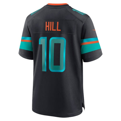 M.Dolphins #10 Tyreek Hill 2025 Rivalries Collection Game Jersey-CustomName - Pitch Blue Stitched American Football Jersey-CustomName