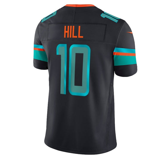 M.Dolphins #10 Tyreek Hill 2025 Rivalries Collection Limited Jersey-CustomName - Pitch Blue Stitched American Football Jersey-CustomName