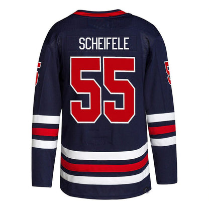 W.Jets #55 Mark Scheifele 2021-22 Alternate Primegreen Authentic Pro Player Jersey Navy Stitched American Hockey Jerseys CustomName
