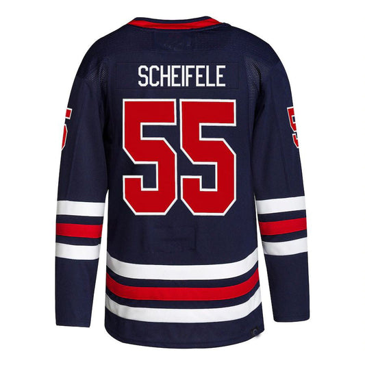 W.Jets #55 Mark Scheifele 2021-22 Alternate Primegreen Authentic Pro Player Jersey Navy Stitched American Hockey Jerseys CustomName
