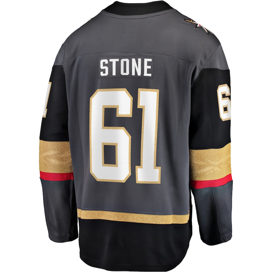 V.Golden Knights #61 Mark Stone Fanatics Branded Alternate Premier Breakaway Player Jersey Hockey Jerseys CustomName